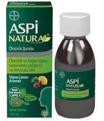 ASPİNATURA ÖKSÜRÜK ŞURUBU VİŞNE & LİMON 120 ML