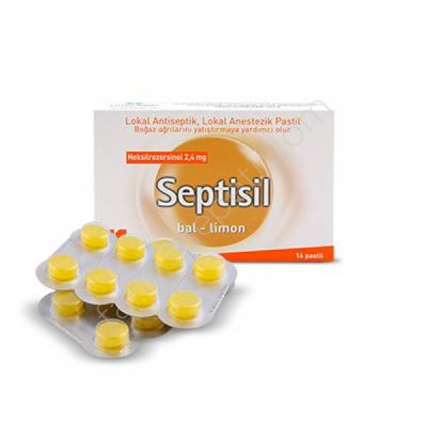 SEPTISIL BAL LİMON PASTİL 16LI